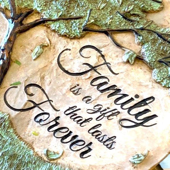 Carson Home Accents Garden Stone-Keynote Collection-“Family Is A Gift Forever” - Picture 5 of 16